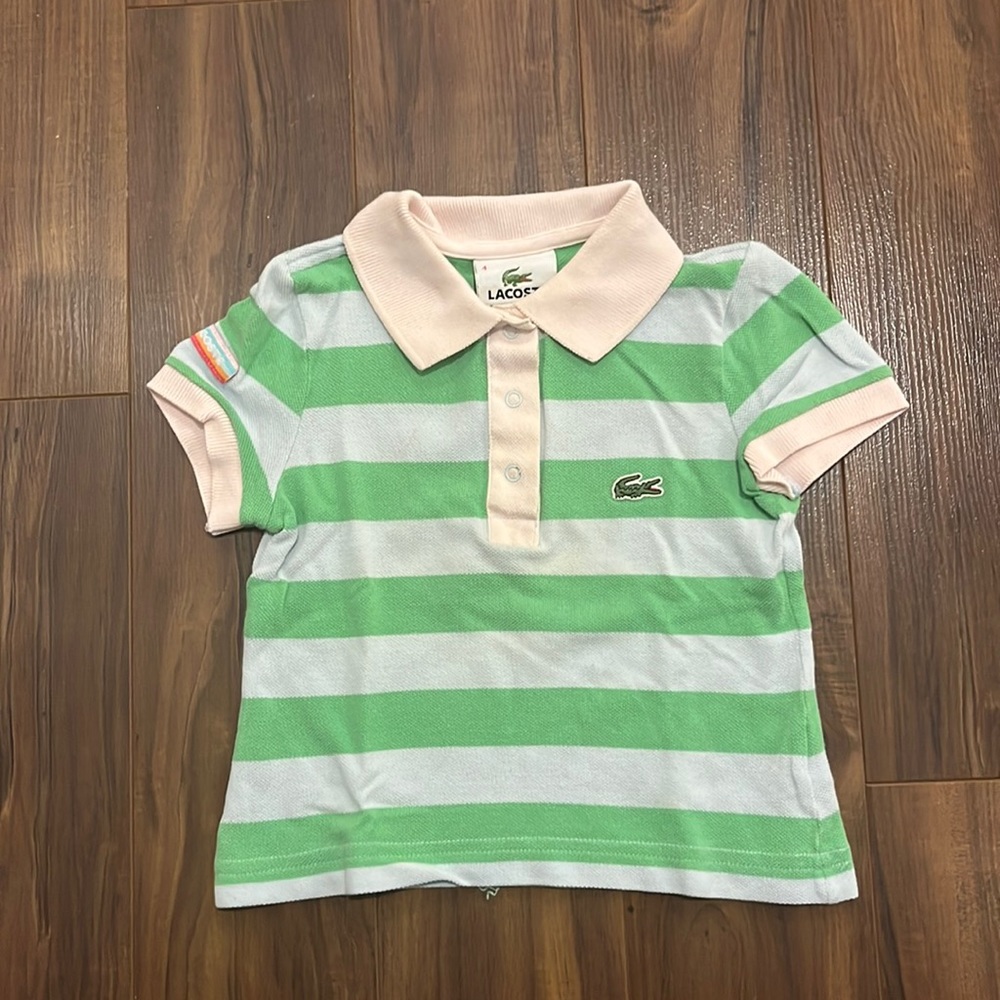 Lacoste toddler size 4 polo unisex in great condition
